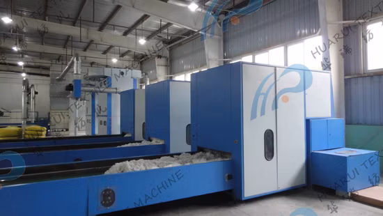 Usine de fabrication de fils de polyester pouvant fabriquer des équipements de fils de coton de couleur, chaîne de production de fibres discontinues de polyester creuses vierges, machines textiles