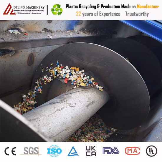 Ligne de lavage et de recyclage de bouteilles PET en plastique Yatong / Machine de concassage et de lavage Pet PP PE